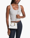 Michael Kors Cynthia Extra Small Leather Satchel | LEVISONS