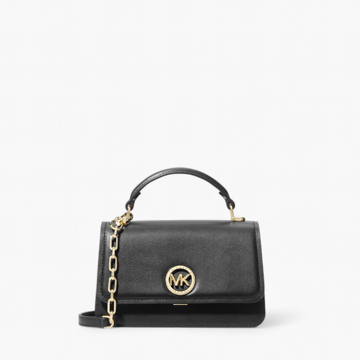 Michael Kors Delancey Small Leather Crossbody Satchel | LEVISONS