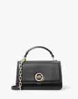 Michael Kors Delancey Small Leather Crossbody Satchel | LEVISONS