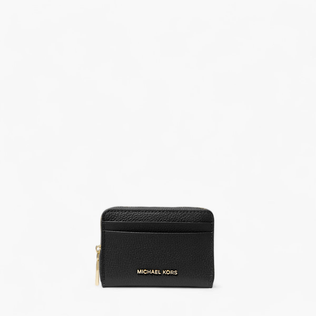 Michael Kors Jet Set Small Pebbled Leather Zip-Around Card Case | LEVISONS