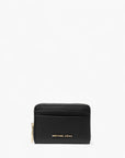 Michael Kors Jet Set Small Pebbled Leather Zip-Around Card Case | LEVISONS