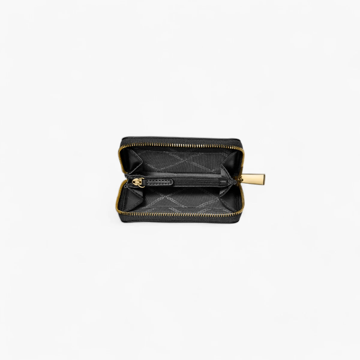 Michael Kors Jet Set Small Pebbled Leather Zip-Around Card Case | LEVISONS