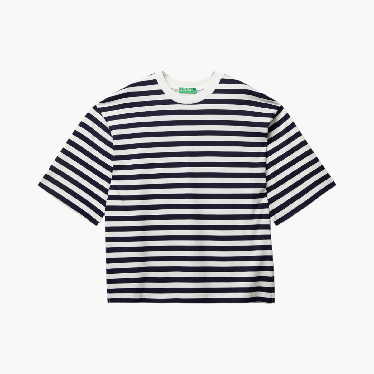 United Colors Of Benetton Woman Oversized Striped T-Shirt | LEVISONS