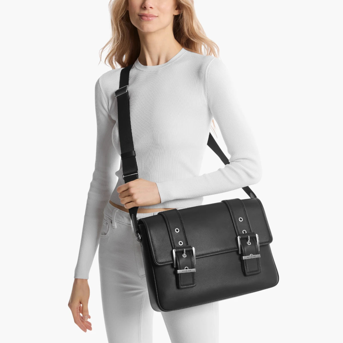 Michael Kors Colby Leather Messenger Bag | LEVISONS