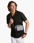 Michael Kors Hudson Empire Logo Jacquard Camera Bag | LEVISONS