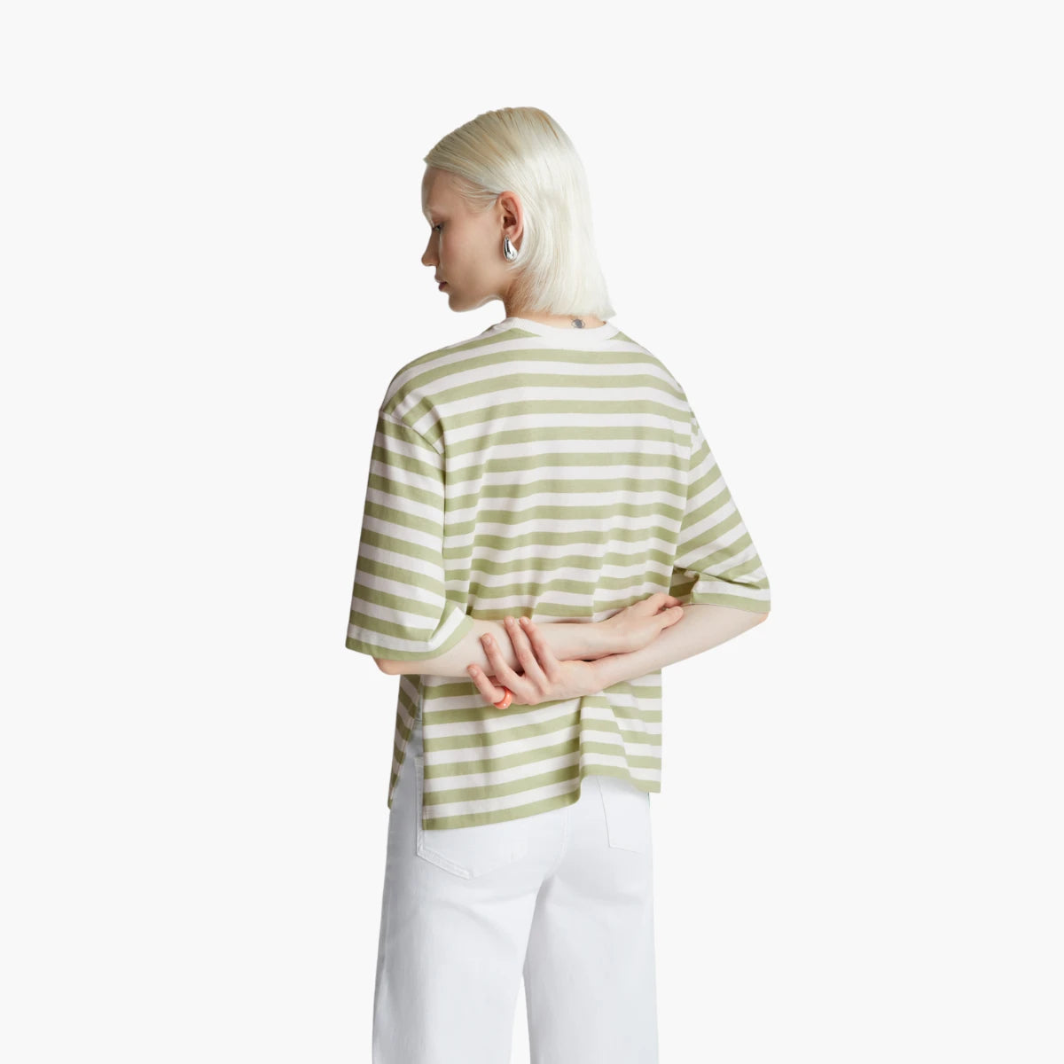 United Colors Of Benetton Woman Oversized Striped T-Shirt | LEVISONS