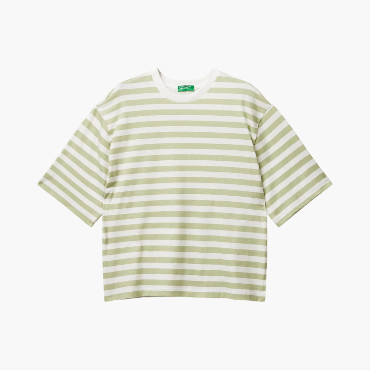 United Colors Of Benetton Woman Oversized Striped T-Shirt | LEVISONS