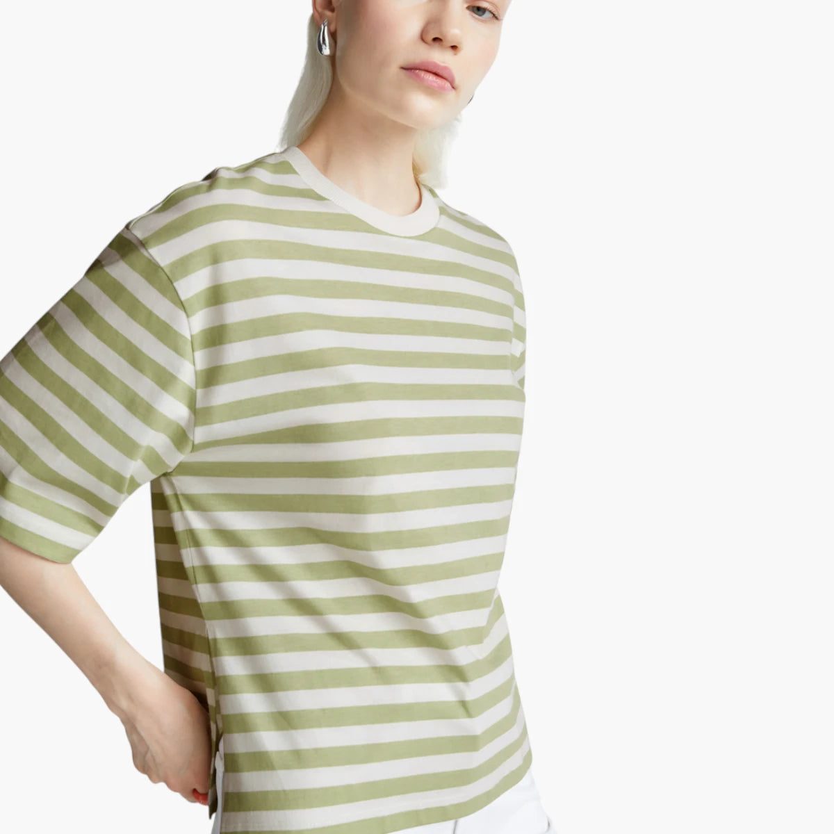 United Colors Of Benetton Woman Oversized Striped T-Shirt | LEVISONS