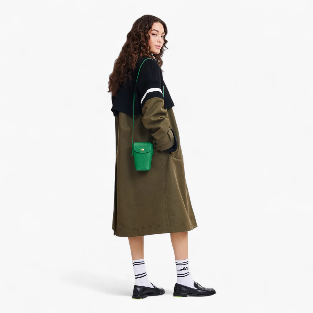 Longchamp Epure Phone Case Green | LEVISONS
