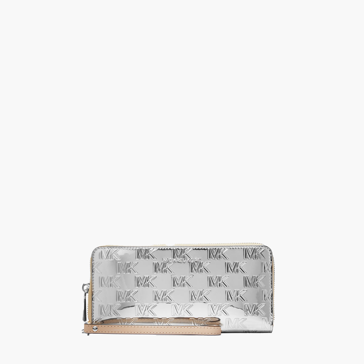 Michael Kors Large Logo Embossed Patent Continental Wallet | LEVISONS