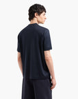 Emporio Armani Regular Fit Crewneck T-Shirt With Embroidered Logo | LEVISONS