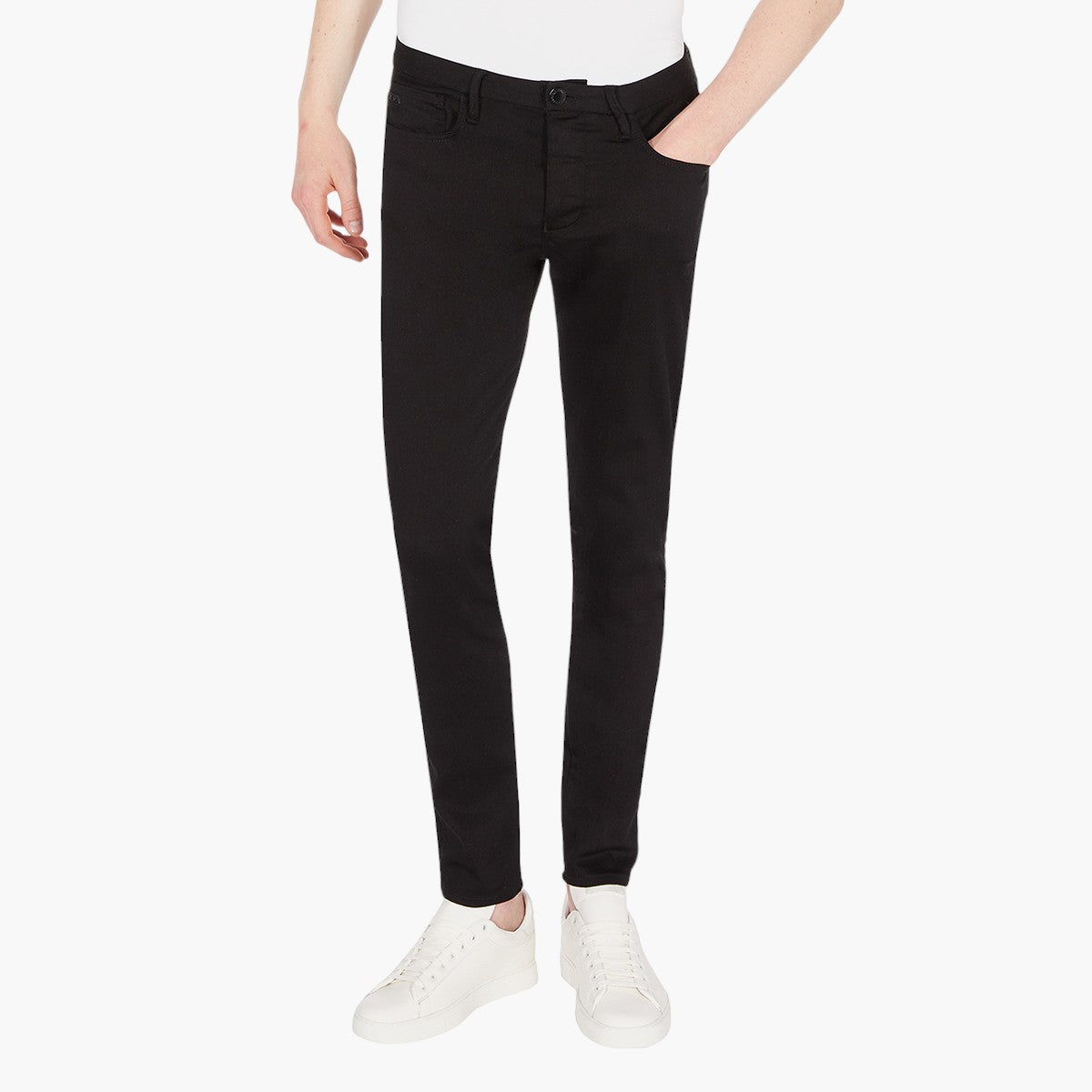 Emporio Armani J11 Skinny Fit Cotton Blend Denim Jeans | LEVISONS