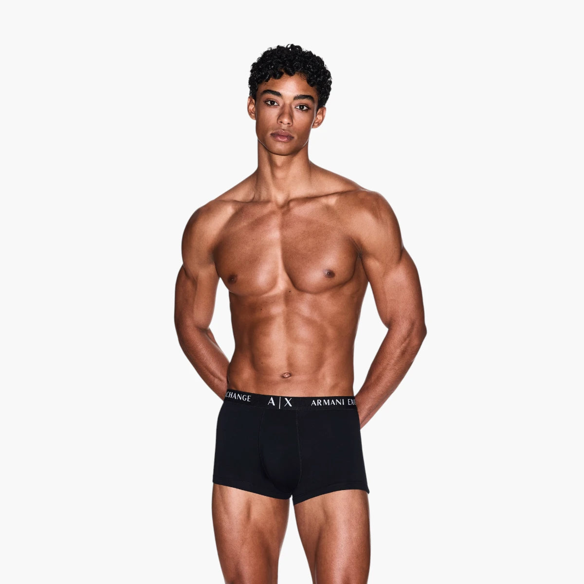 Armani Exchange 3 Pack Cotton Underwear Set With Elasticated Branded Waistband | LEVISONS