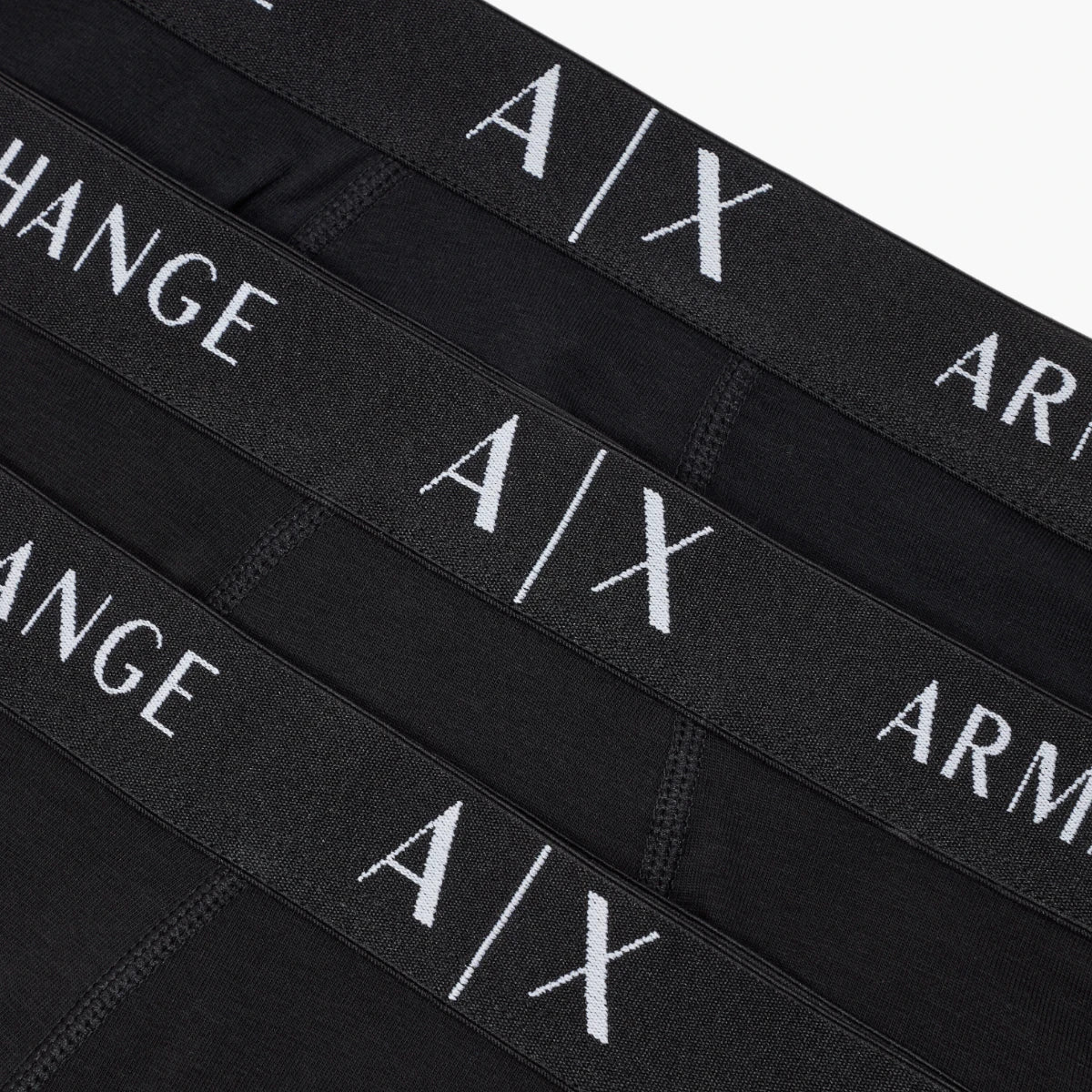 Armani Exchange 3 Pack Cotton Underwear Set With Elasticated Branded Waistband | LEVISONS