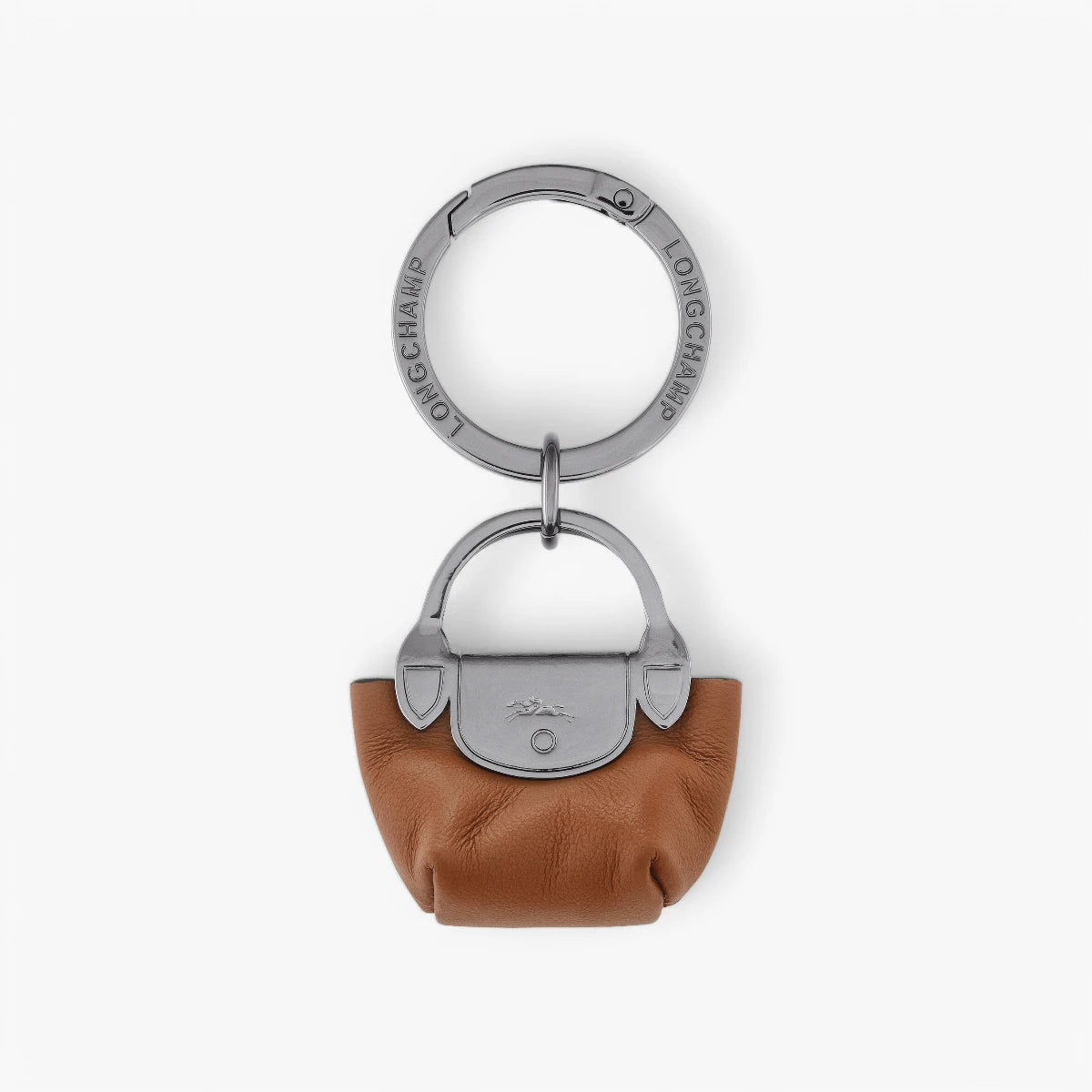 Longchamp Le Pliage Xtra Key Ring Cognac | LEVISONS