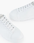 Emporio Armani Icon Leather Sneakers | LEVISONS