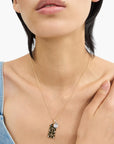 Coach Signature Quilted Pendant Necklace | LEVISONS