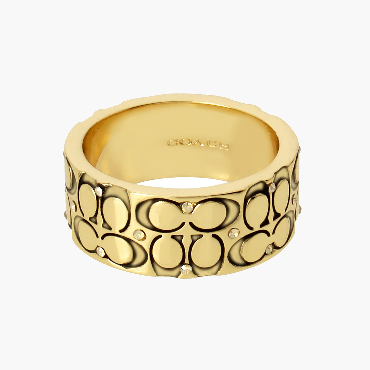 Coach Signature Quilted Band Ring | LEVISONS