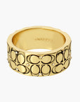 Coach Signature Quilted Band Ring | LEVISONS
