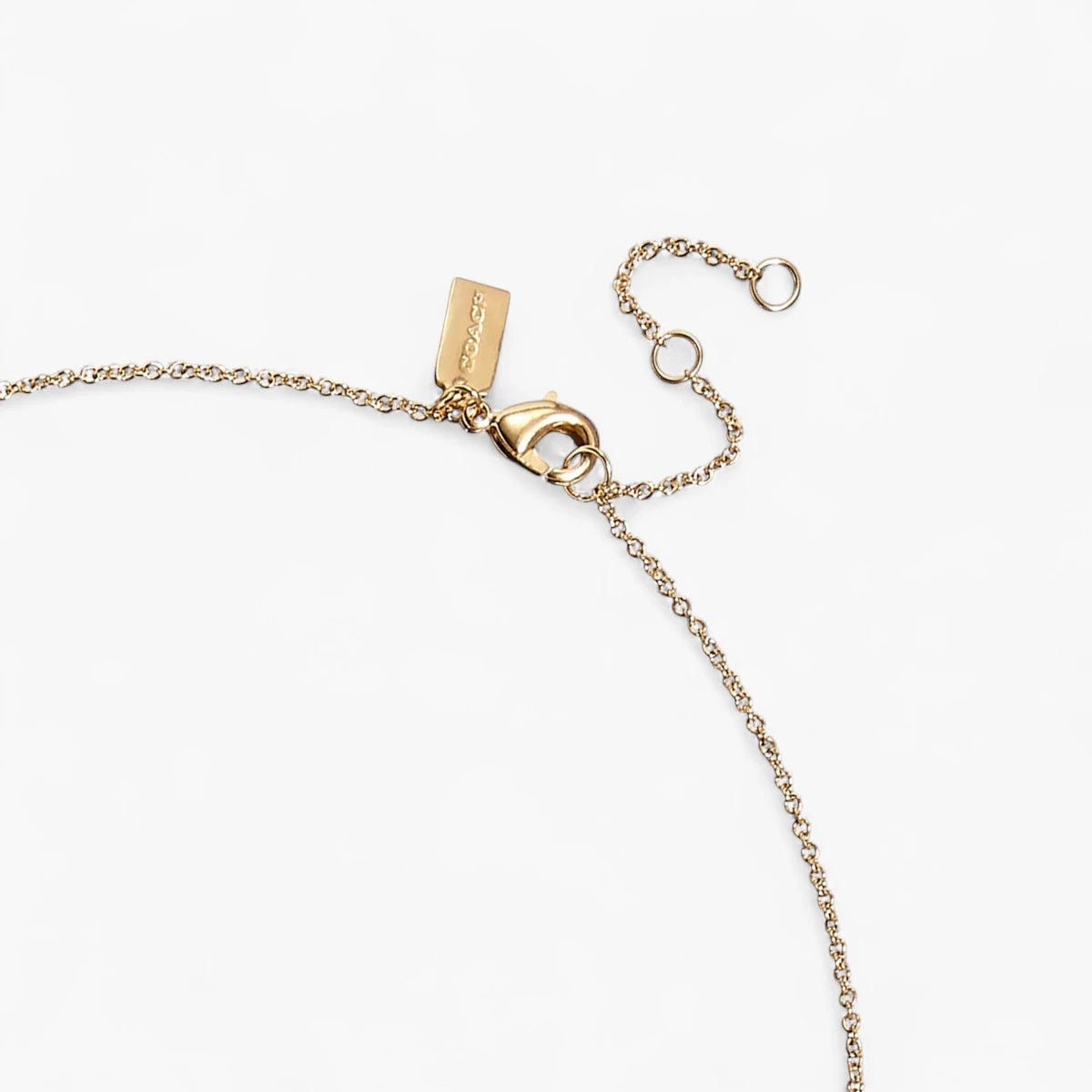 Coach Signature Enamel Rondell Necklace | LEVISONS