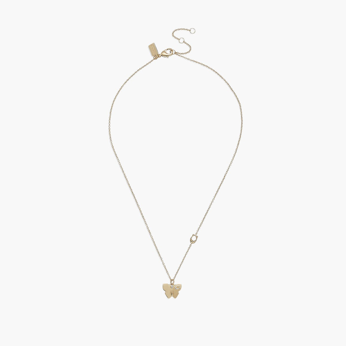 Coach Butterfly Pendant Necklace | LEVISONS