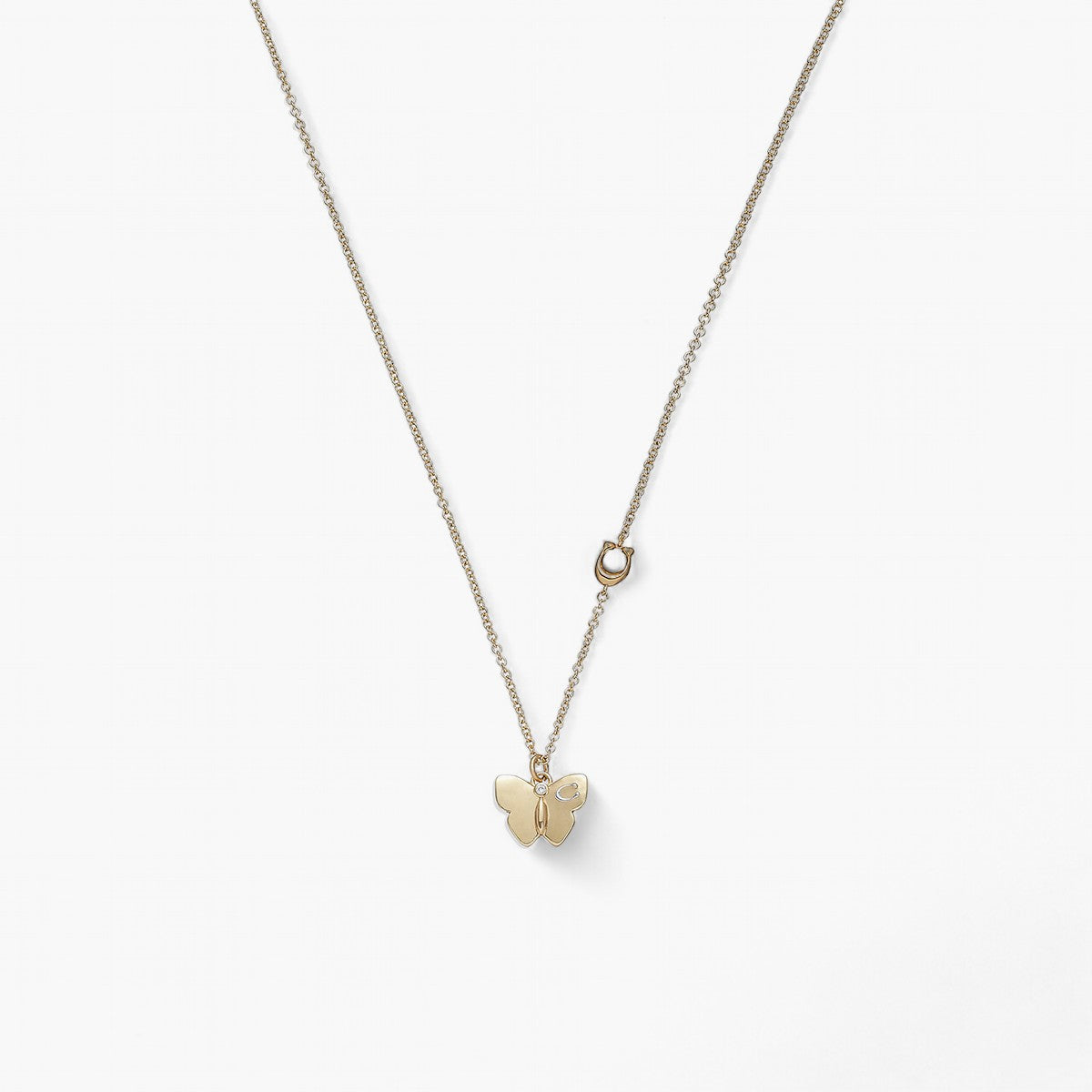 Coach Butterfly Pendant Necklace | LEVISONS