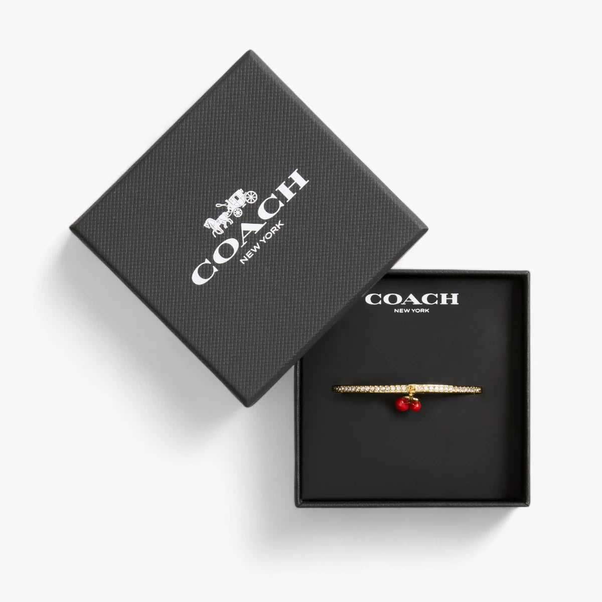Coach Cherry Cluster Charm Bangle | LEVISONS