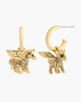 Coach Pegasus Charm Huggie Earrings | LEVISONS