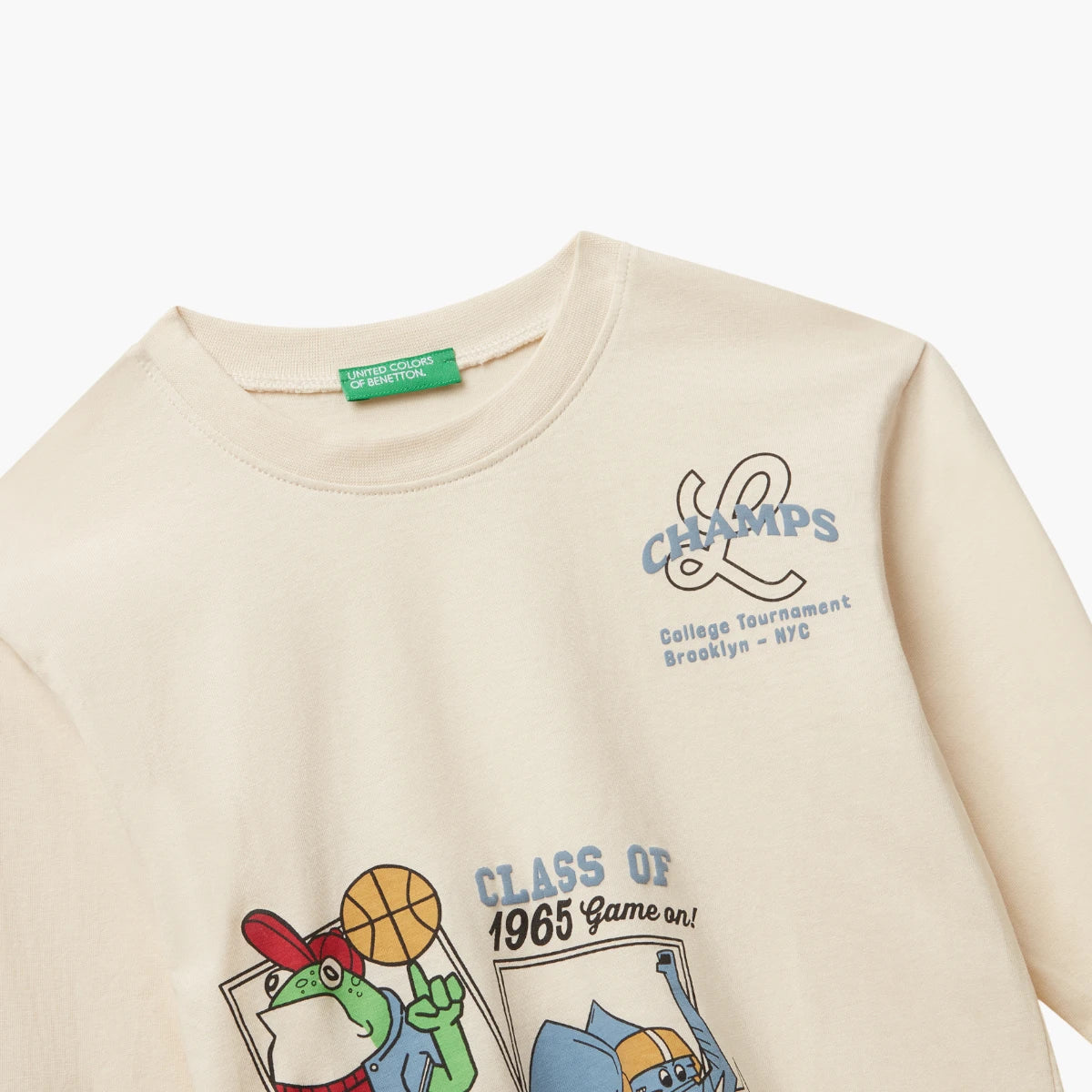 United Colors Of Benetton Boy Kid Long Sleeve T-Shirt With Print | LEVISONS