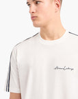 Armani Exchange Signature Logo Cotton Crewneck T-Shirt | LEVISONS