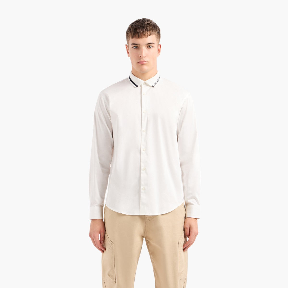 Armani Exchange Regular Fit Cotton Shirt | LEVISONS