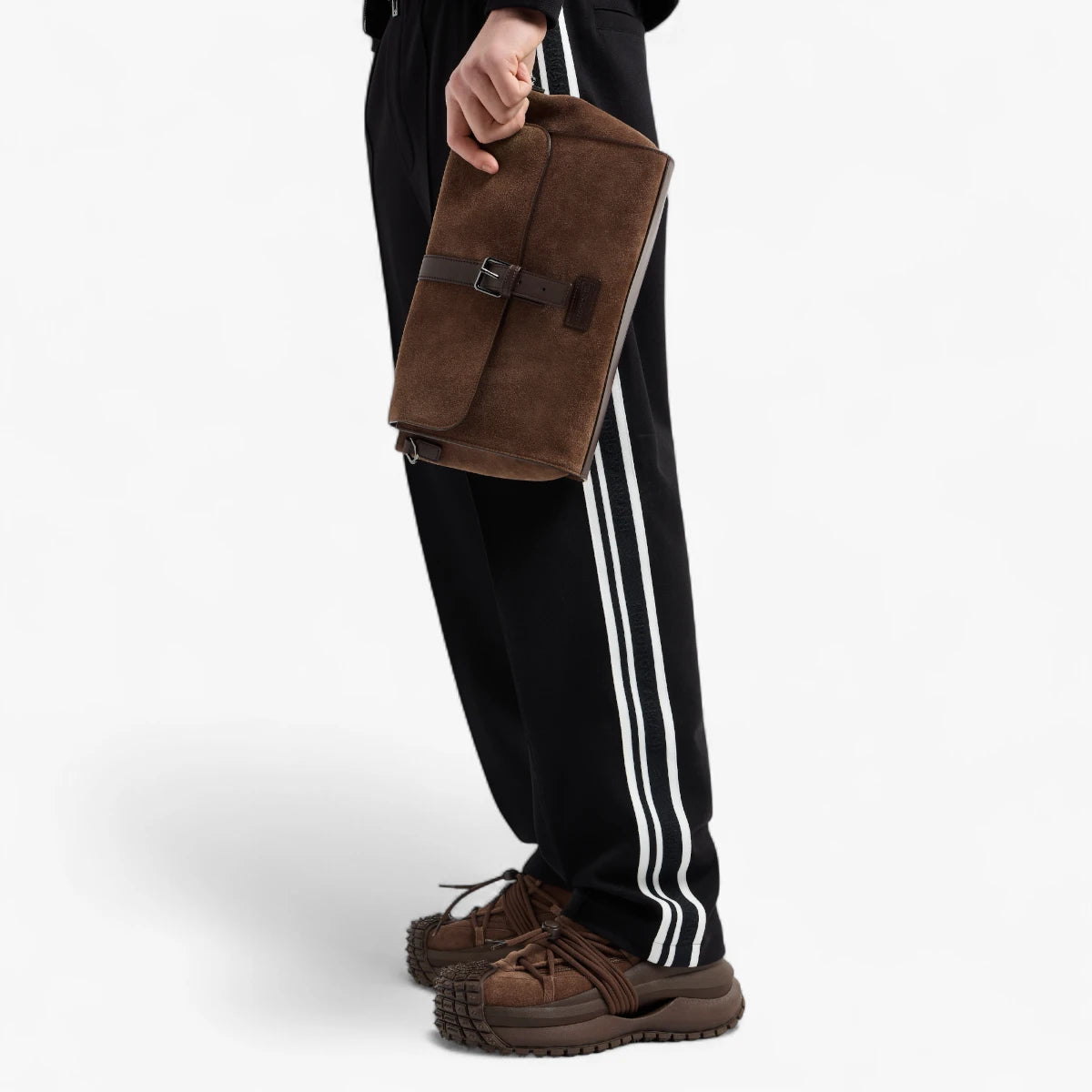 Emporio Armani Asv Trousers With Logo Tape | LEVISONS