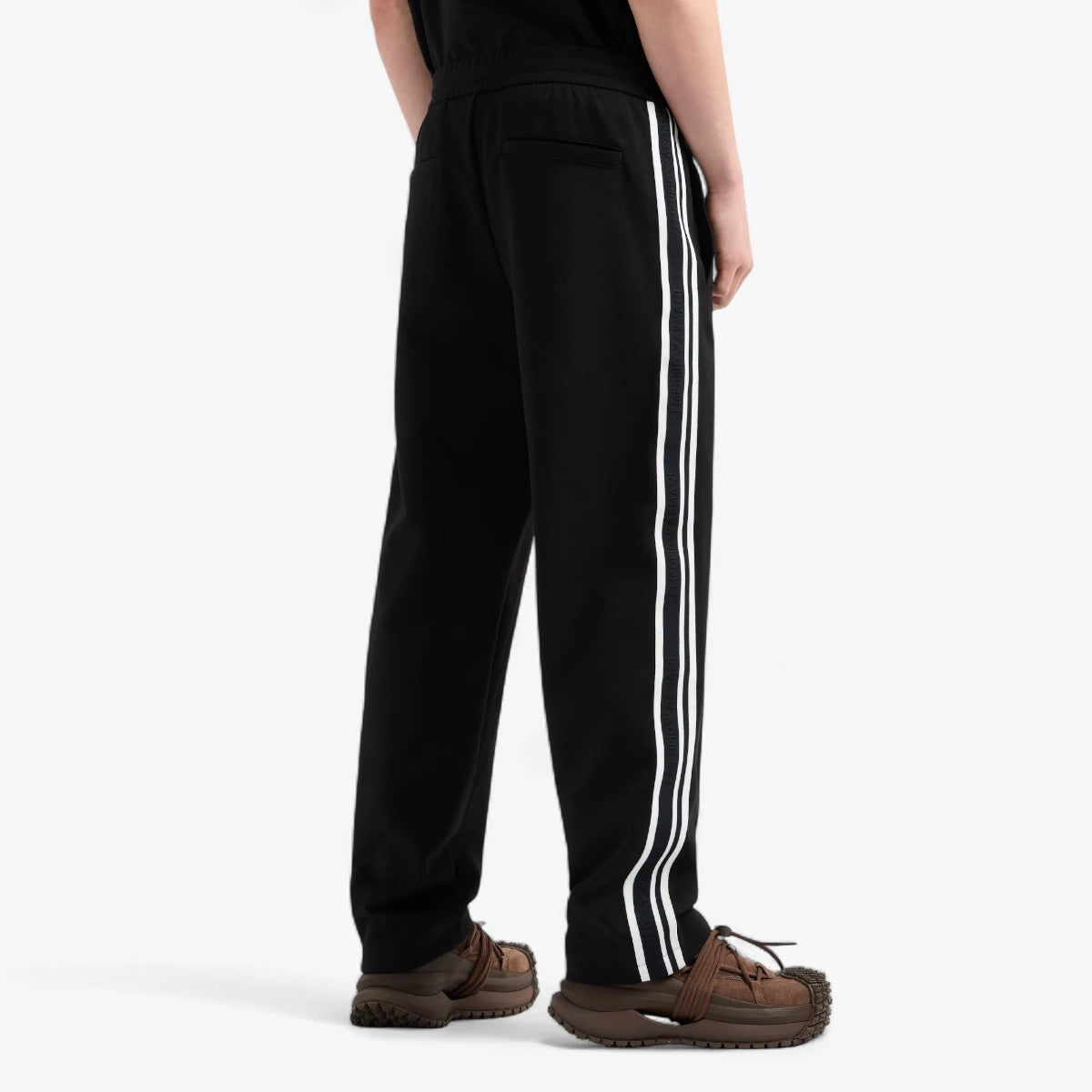 Emporio Armani Asv Trousers With Logo Tape | LEVISONS