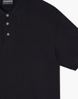 Emporio Armani All-Over Logo Cotton Jacquard Polo Shirt | LEVISONS