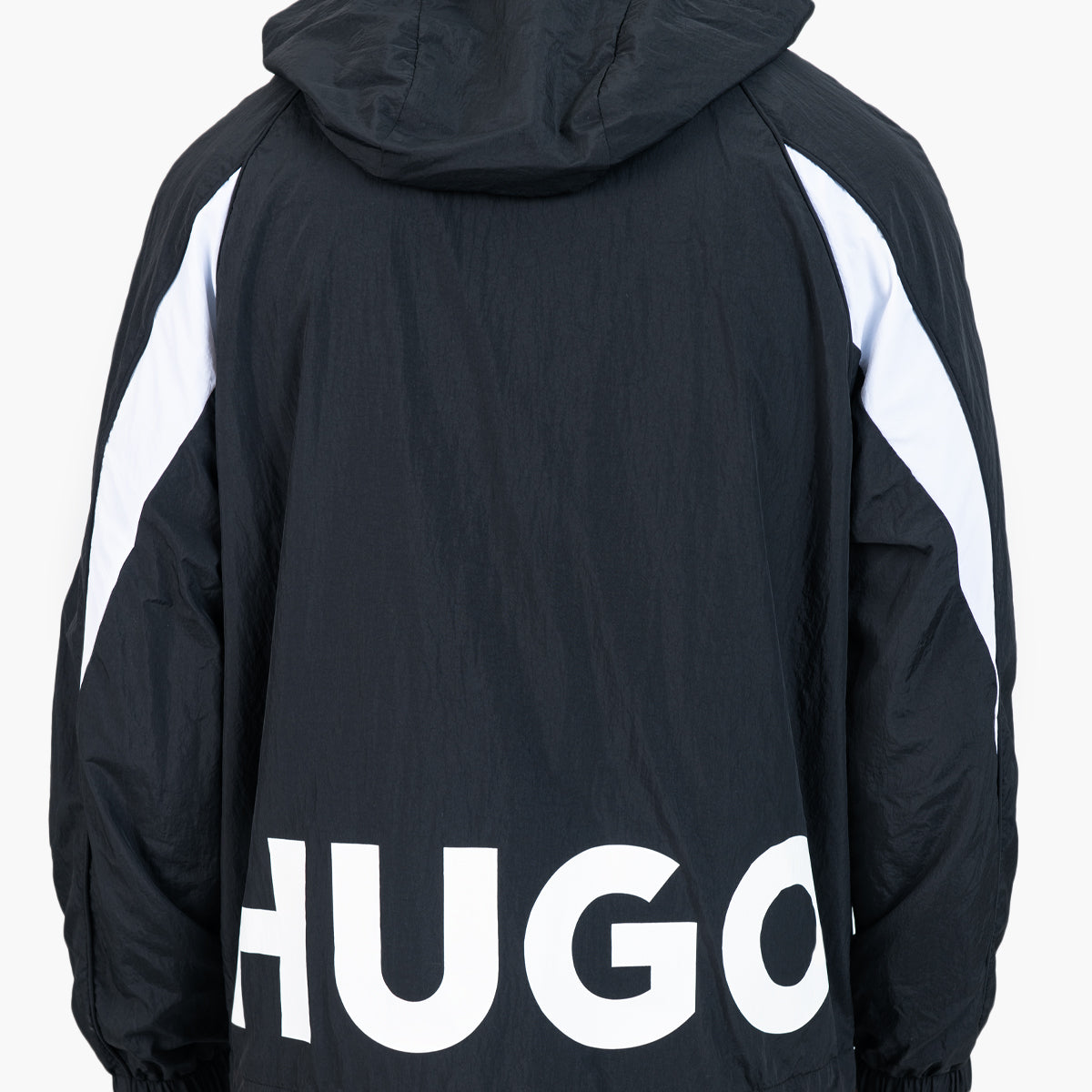 Hugo Blue Colour Block Hooded Outerwear Jacket | LEVISONS