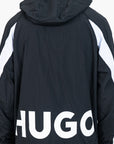 Hugo Blue Colour Block Hooded Outerwear Jacket | LEVISONS