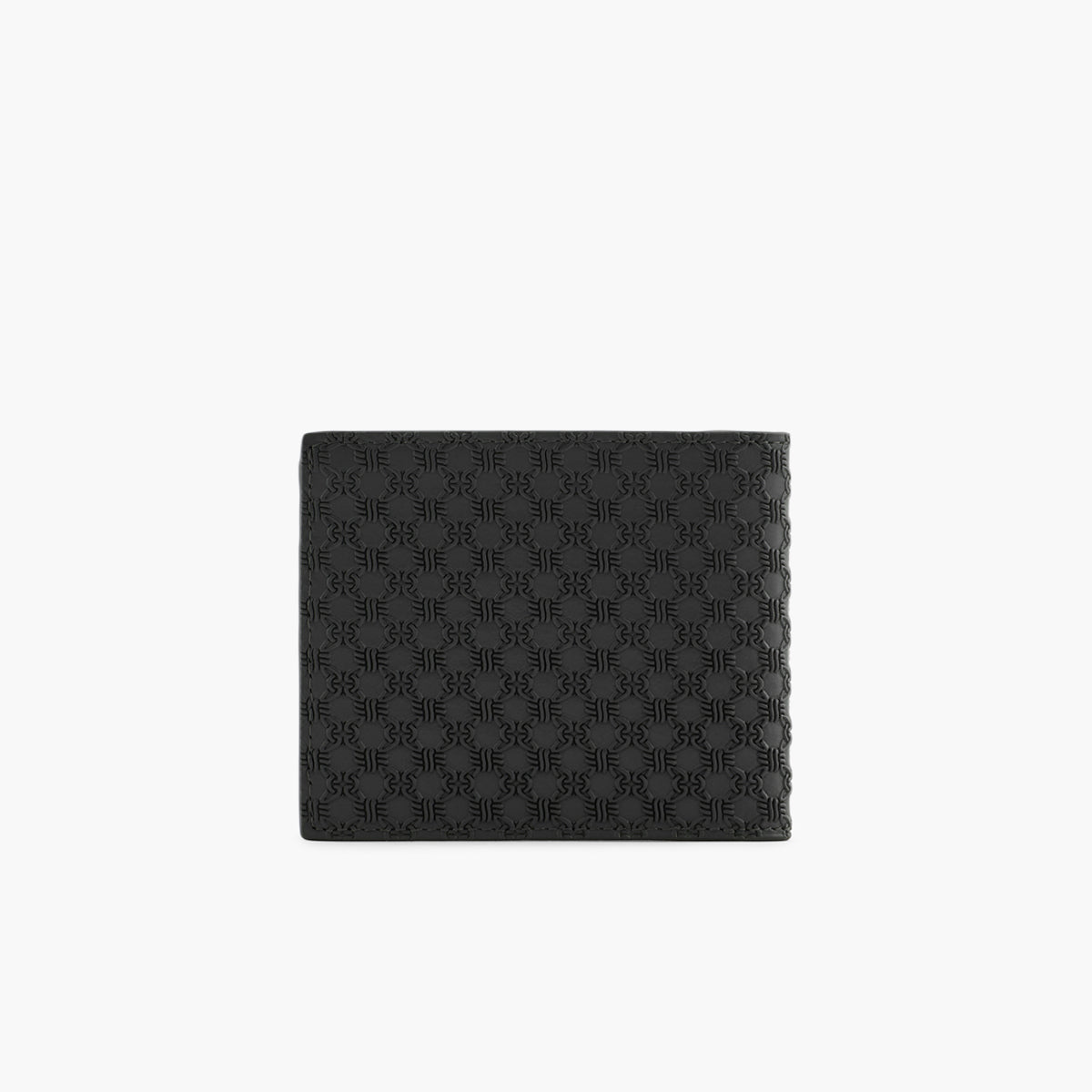 Emporio Armani Leather Wallet With Embossed Pattern And Metal Eagle Logo | LEVISONS