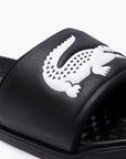 Lacoste Croco Dualiste Synthetic Logo Strap Slides | LEVISONS