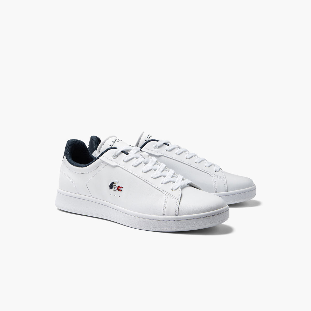 Lacoste Carnaby Pro Leather Tricolour Trainers | LEVISONS