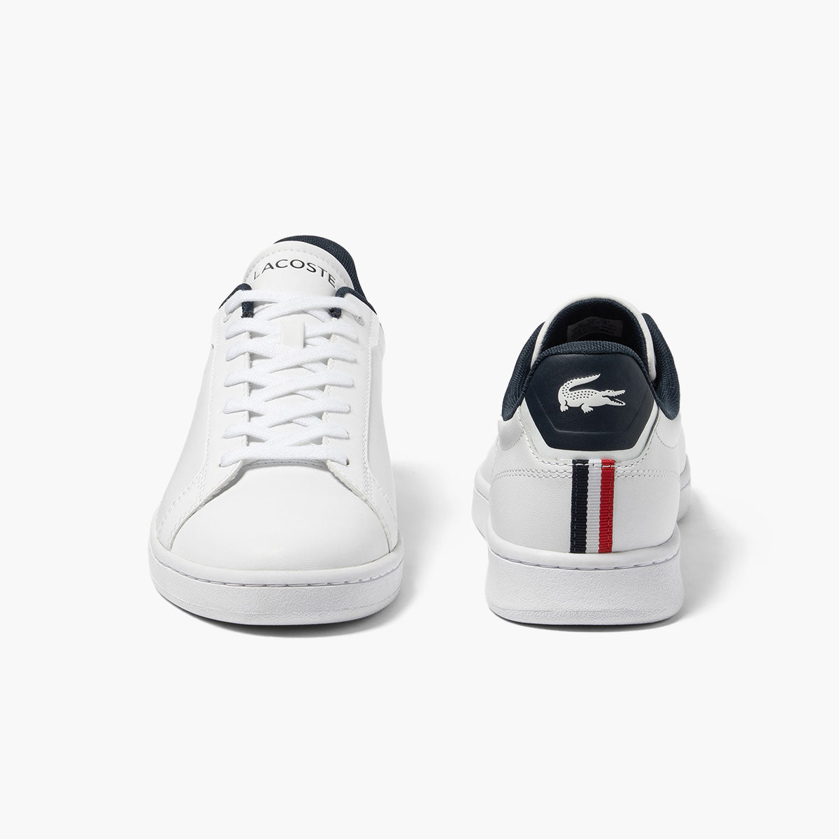 Lacoste Carnaby Pro Leather Tricolour Trainers | LEVISONS