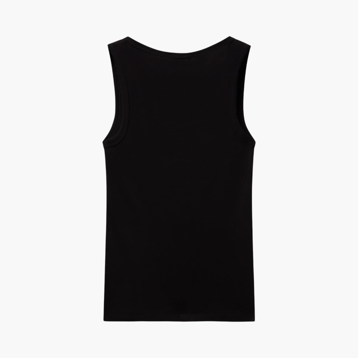 United Colors Of Benetton Woman Black Tank Top In Pure Cotton | LEVISONS