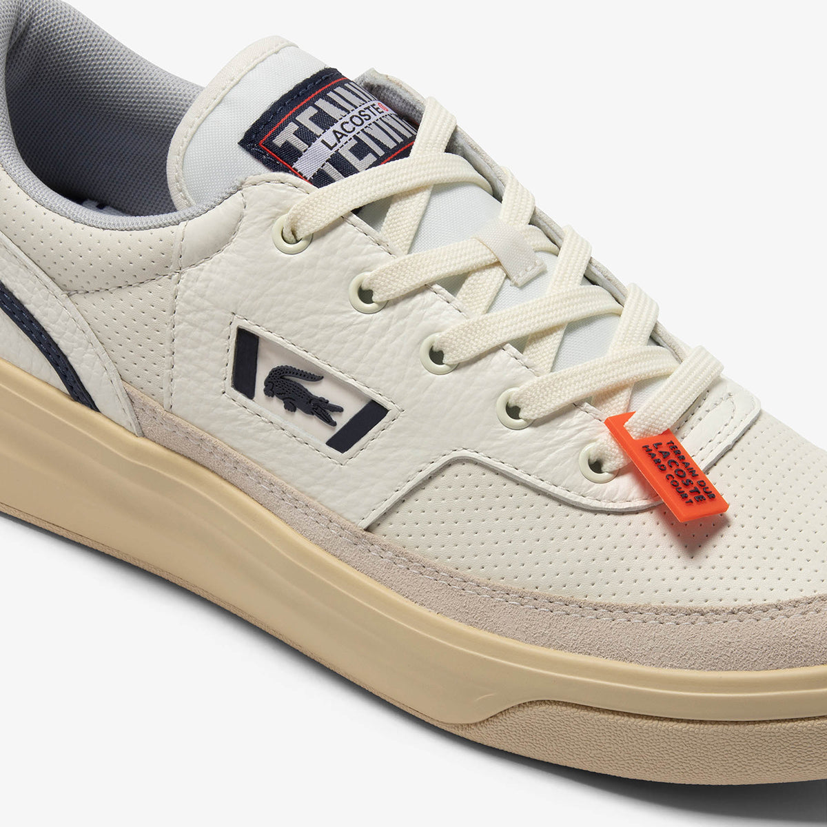Lacoste G80 Leather Suede And Neoprene Trainers | LEVISONS