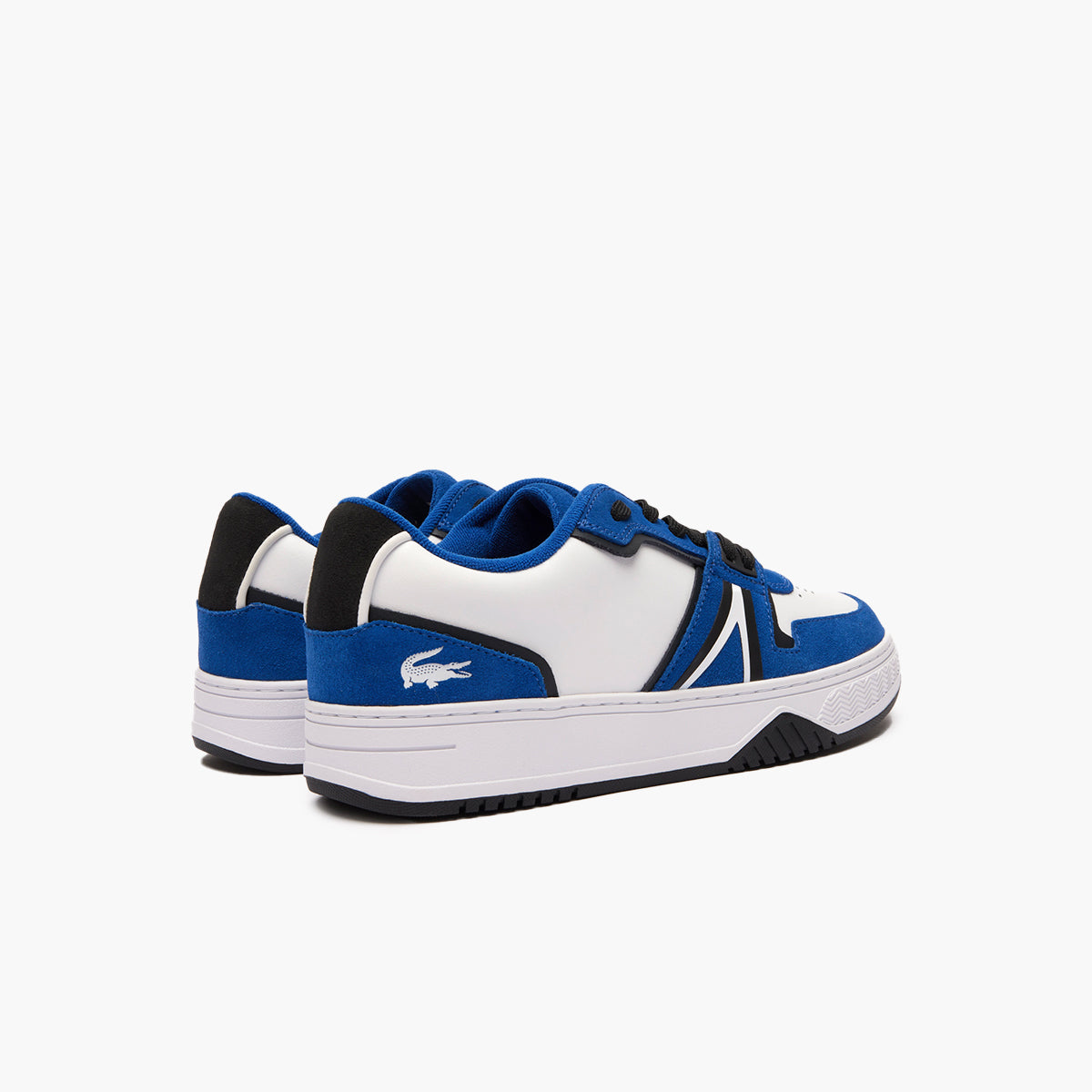 Lacoste L001 Coated Leather Trainers | LEVISONS