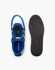 Lacoste L001 Coated Leather Trainers | LEVISONS