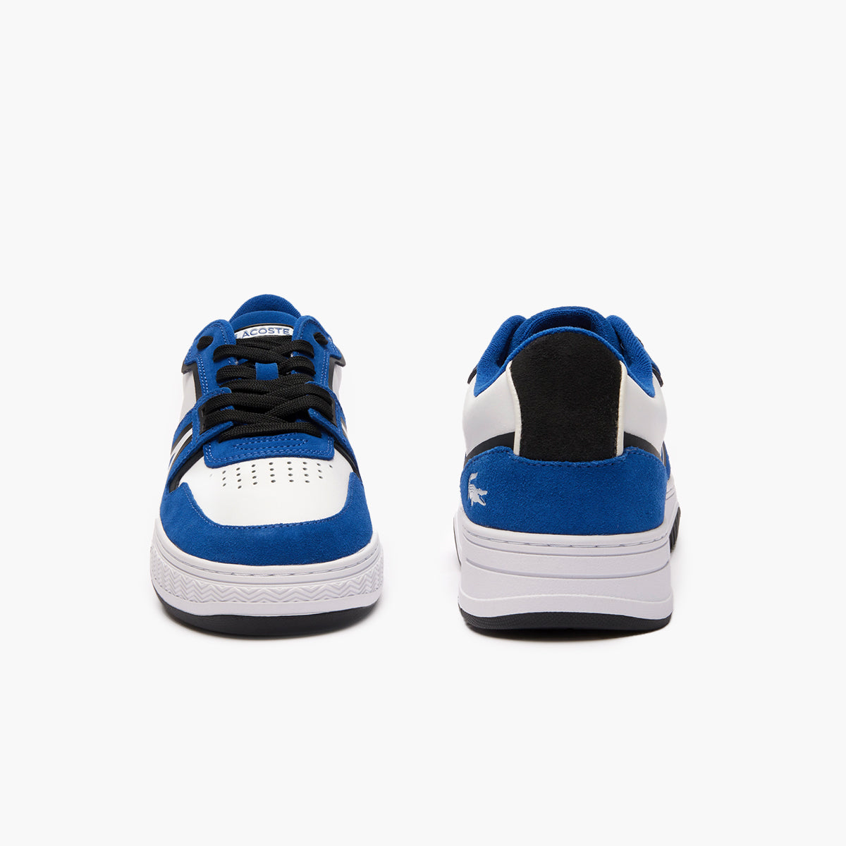 Lacoste L001 Coated Leather Trainers | LEVISONS