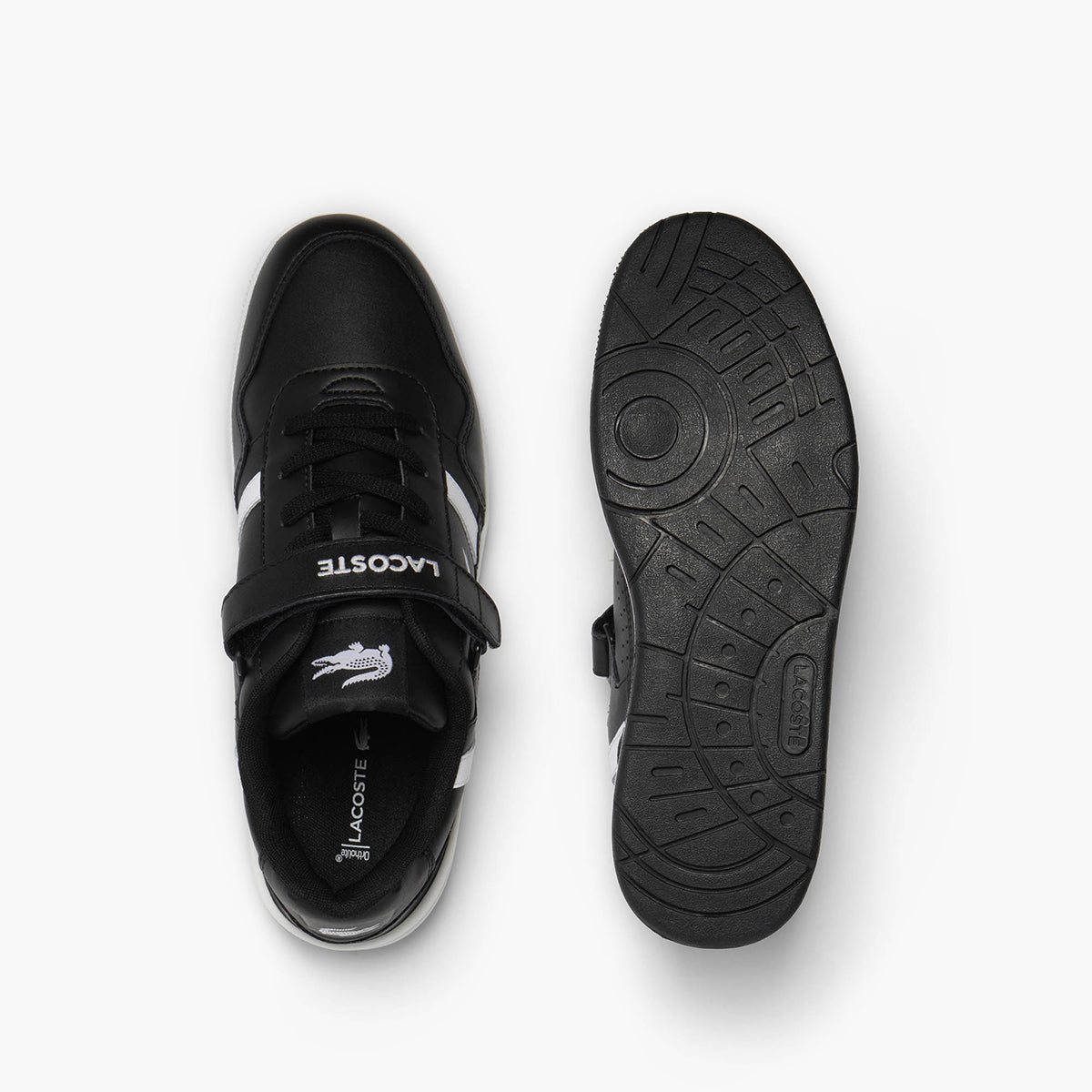 Lacoste velcro trainers mens best sale