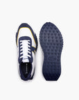Lacoste L-Spin Deluxe Leather And Corduroy Trainers | LEVISONS