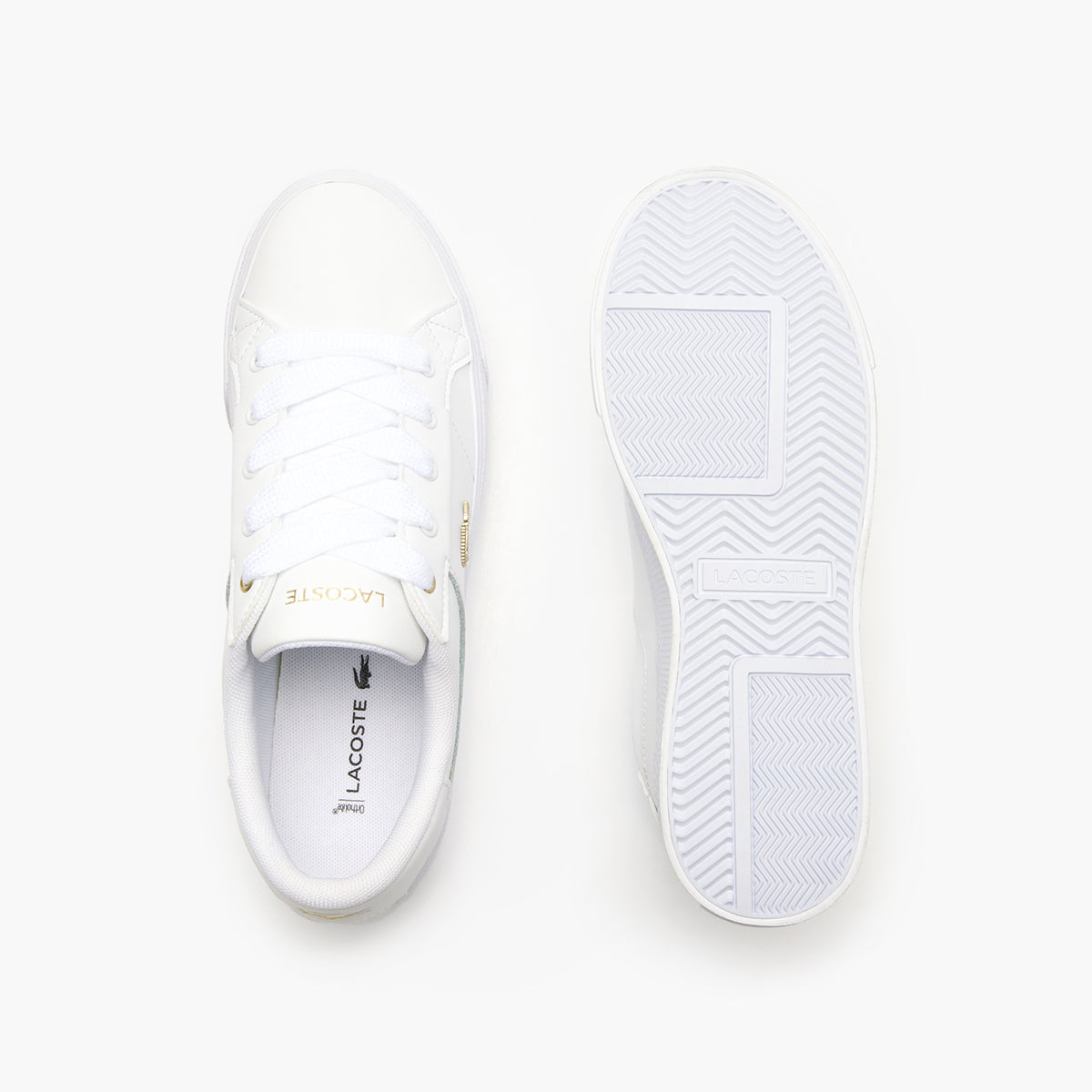 Lacoste Ziane Platform Logo Leather Trainers | LEVISONS