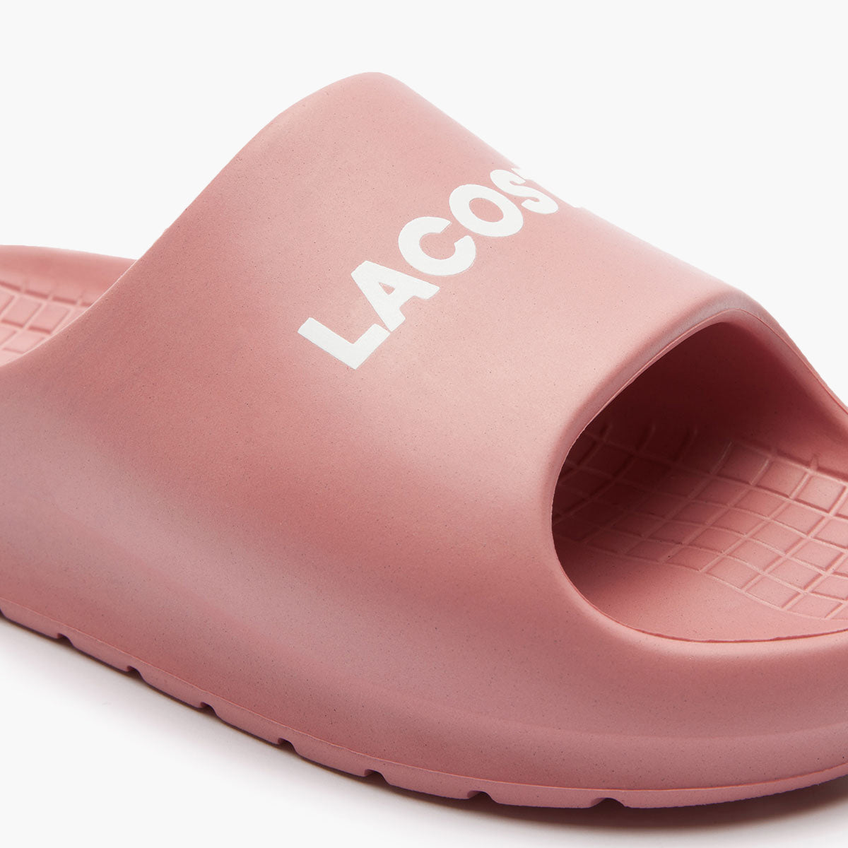 Lacoste slides womens pink best sale