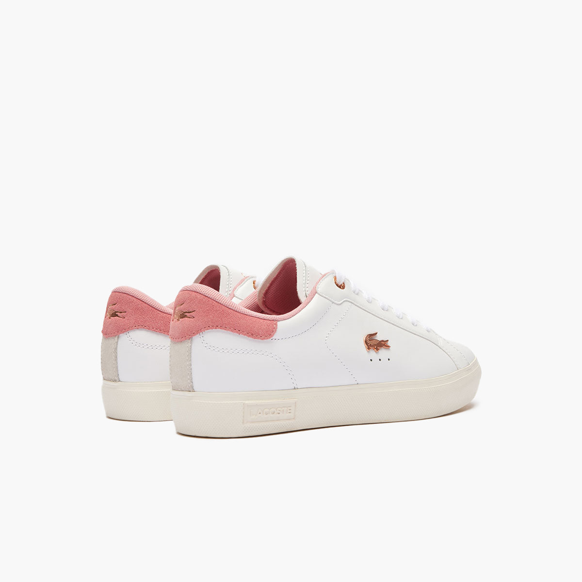Lacoste Powercourt Leather Trainers | LEVISONS